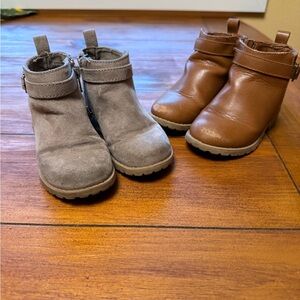 Old Navy Toddler Boots Bundle (2 Pairs) – Size 7 – Worn